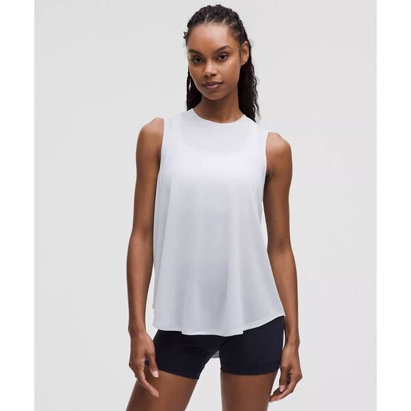 Lightweight Split-Back Training Tank Top - Starch Blue - Picture 1 of 4